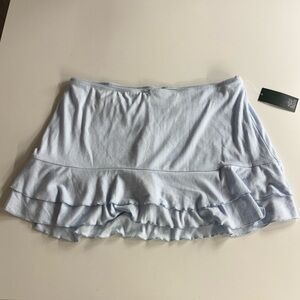 Women’s Wild Fable Light Blue Ruffle Summer Mini Skirt (Hidden Shorts)